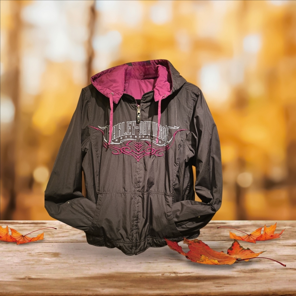 Harley Davidson Reversible Jacket - Picture 3 of 4